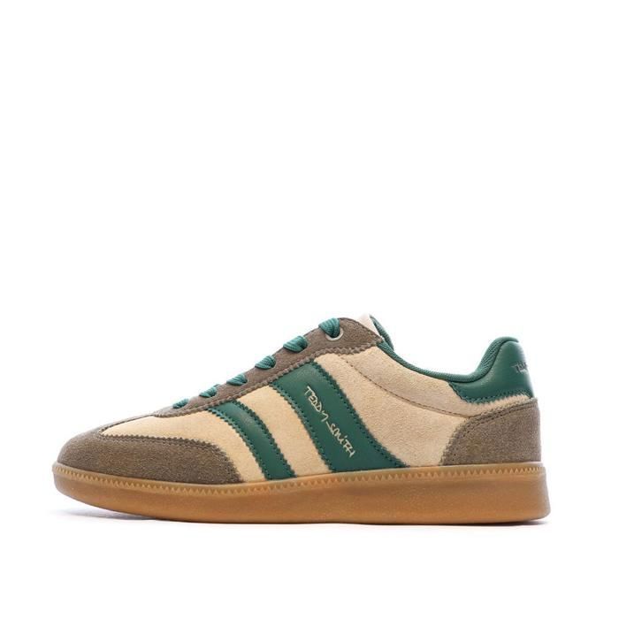 Teddy smith Baskets Vert Foncé/Beige Femme Teddy Smith 120235