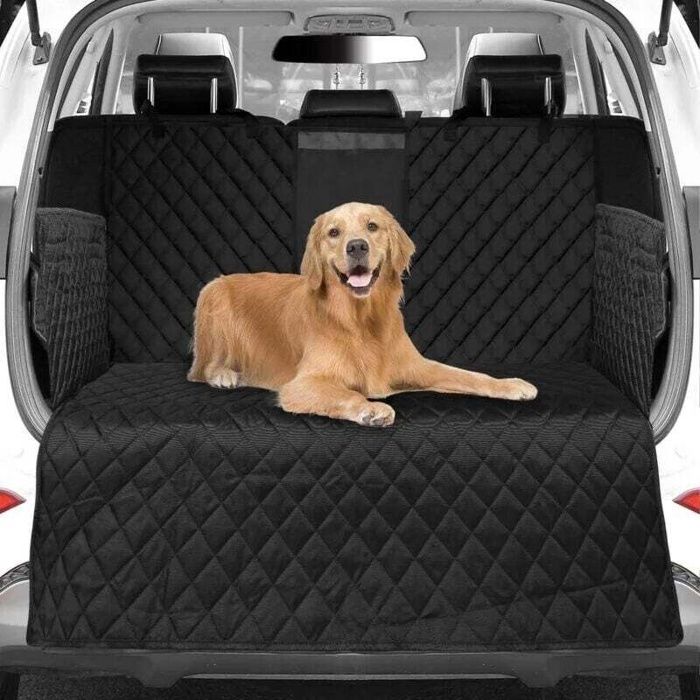 Protection Coffre Voiture Chien Universelle Couverture de Coffre Protection de Seuil de Chargement latérale 180x103 CM