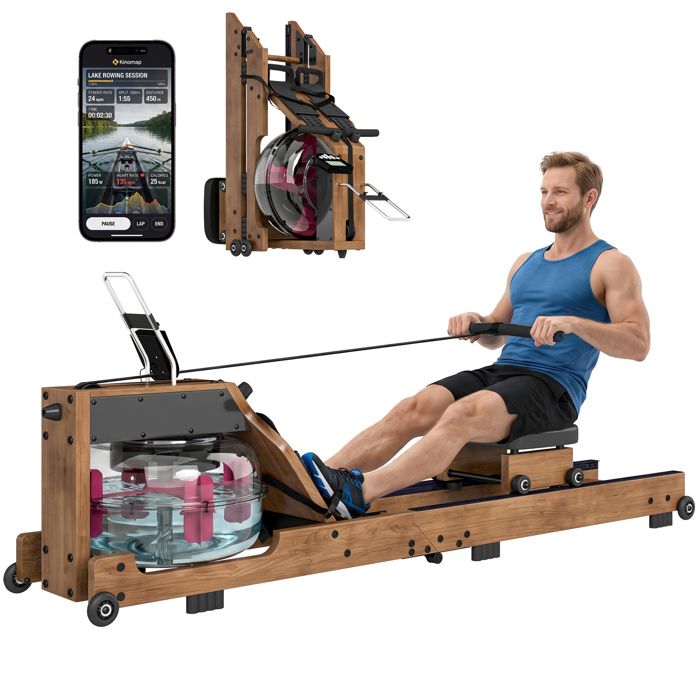 Rameur &agrave; eau - rameur appartement - SPORTNOW - pliable
