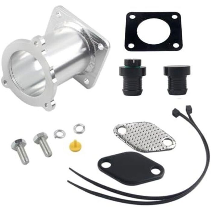 Kit suppression vanne EGR BMW - Alliage aluminium et inox Améliore performance moteur - Moteurs diesel BMW - M47N2 M57N2 2002 2010