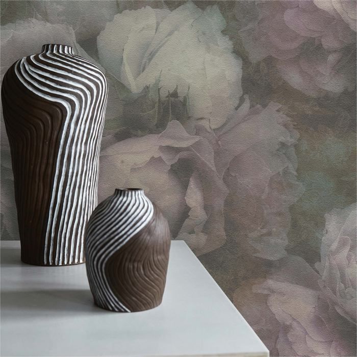 Papier peint intissé pré-encollé MARIBO coloris vert foret