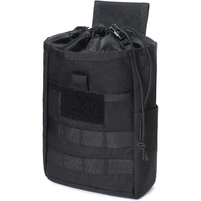 Pochette SDTM latérale noire attache Molle pour militaire - Achat vente pas cher Surplus militaire