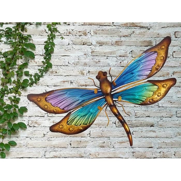 Libellula Finta MEISO 3 Pezzi Decorazione Giardino Libellula, Finte Libellule Clip, 3D Libellula Decorazione Giardino Libellula Paletti, Scoraggia Le Mosche E Aggiungi Fascino Al Tuo Giardino Libellule Per Mosche