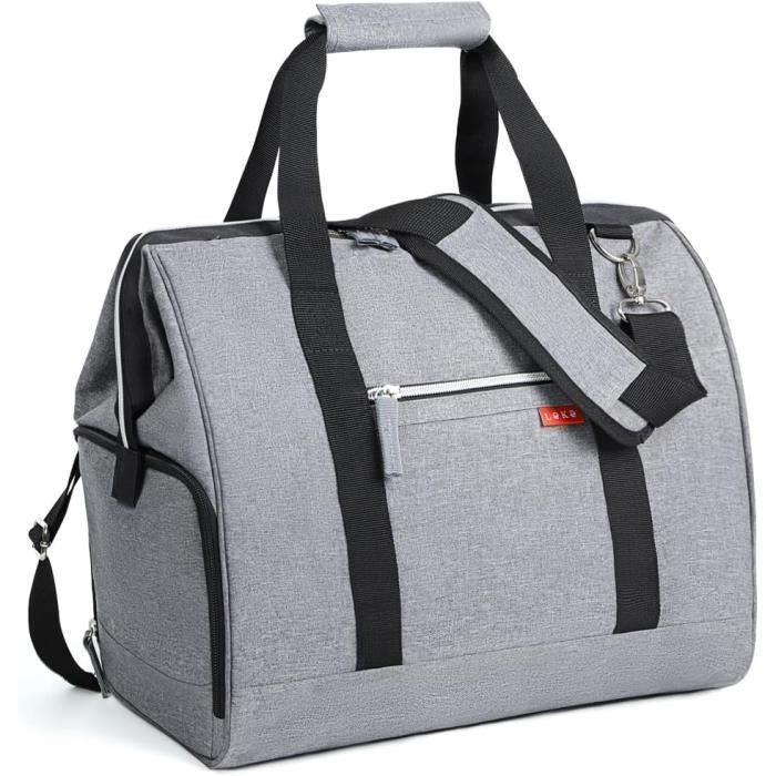 Petit Sac De Voyage Femme 33L Léger Et Petit Sac Weekend Femme Sac De Sport  Pour Cabine Avion Sac Maternité, Grande Ouverture[H1502]