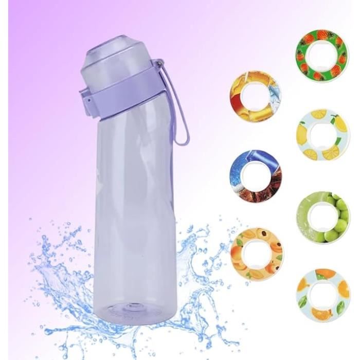 Générique Air Gourde, avec 7 Pods, 650ML, Capsules de Saveur, Bouteille d