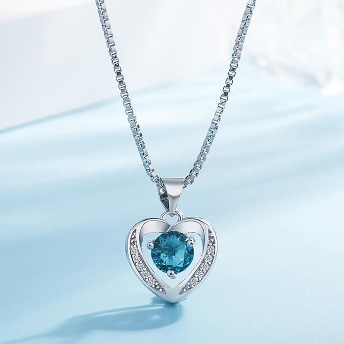 Collier Pendentif 'Love' En Alliage Et Cordon Ciré - Chaîne Clavicule, Cadeau Fille, Saint-Valentin, Noël - 3