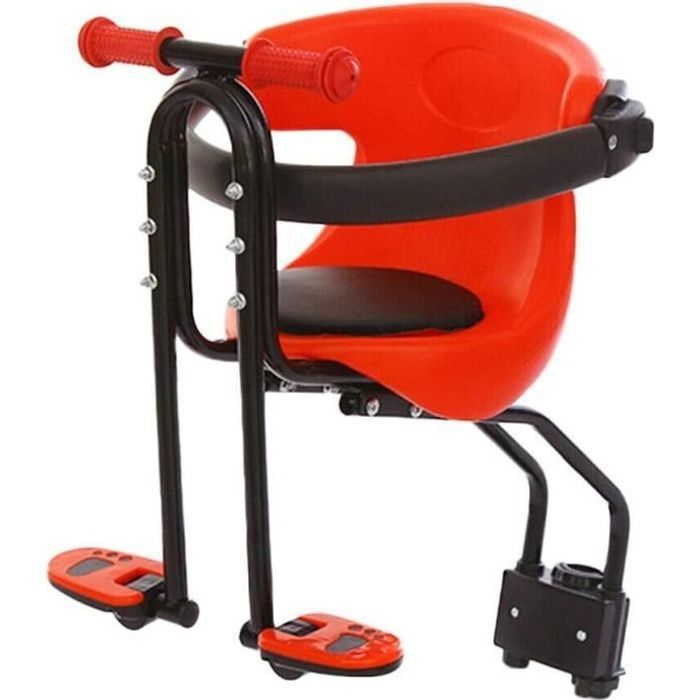 Siege De Securite Avant Pour Velo Enfant Avec Pedale Rouge Et Noir 30 Kg Cdiscount Sport