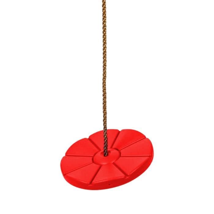 Balan/çoire Disque en Plastique Si/ège de balan/çoire Enfant de Jardin Balan/çoire Plaque de Suspension avec Corde Balan/çoire /à Disque pour Enfants