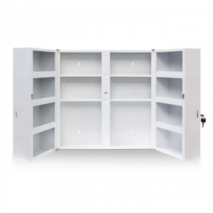 Armoire A Medicaments Pharmacie Acier Et Verre Avec Deux Cles 53 X 53 Cm 2013017 Achat Vente Armoire A Pharmacie Armoire A Medicaments Soldes Sur Cdiscount Des Le 20 Janvier Cdiscount