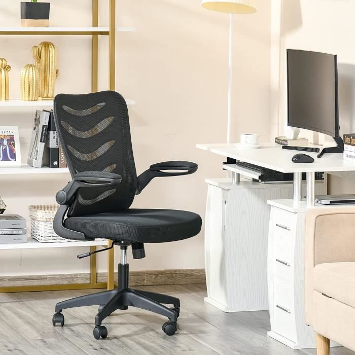 Chaise De Bureau Ergonomique Fauteuil De Direction En Cuir PU Avec Siege Pivotant Reglable Dossier Inclinable Accoudoirs Articules Cafe 91792812