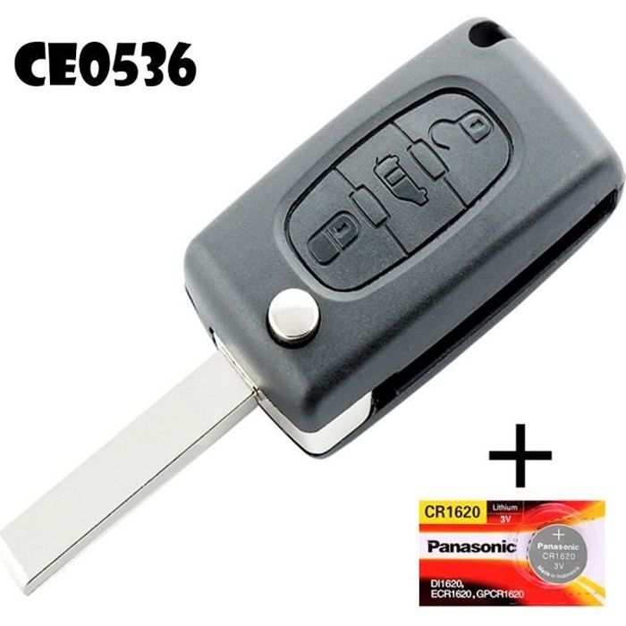 Guscio Chiave Telecomando Per Peugeot Partner Expert 3 - Sostituzione Originale - Foto 6