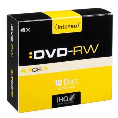 Boîte de 10 DVD RW Intenso 4.7 Go - vue 2
