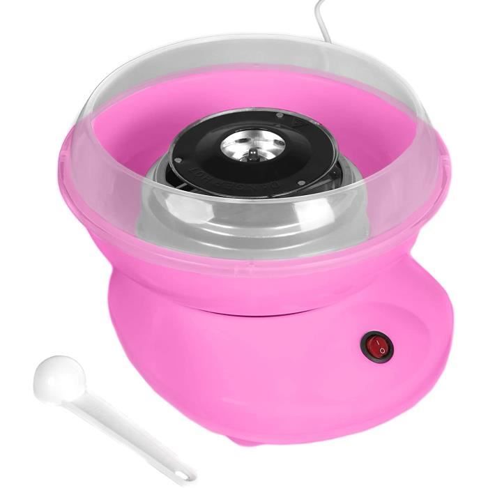 Machine &agrave; barbe &agrave; papa pour la maison - Machine &agrave; barbe &agrave; papa - Cotton Candy Floss Machine (rose) 