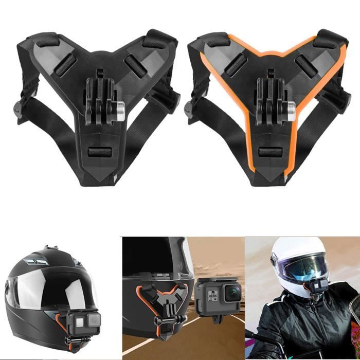 Support de menton pour casque de moto, noir, pour Gopro Hero 9 8