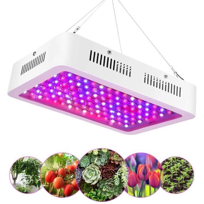 1200W LED Horticole Lampe, Lumière de Croissance des Plantes à Spectre  Complet, 120 LEDs Lampe du Soleil Simulée, pour Plantes D'25 - Cdiscount  Jardin