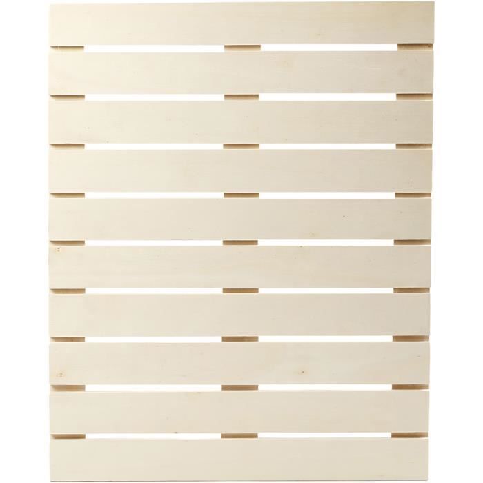 Panneau de lattes en bois clair,