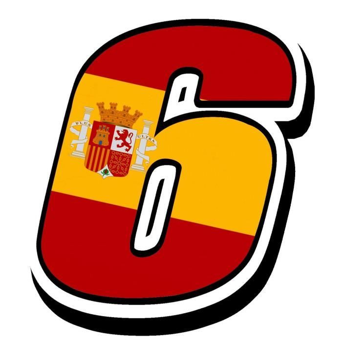 drapeau Espagne rond - 5cm - Sticker/autocollant