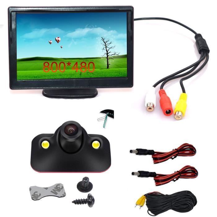 Support De Montage Pour écran De Voiture 7/9 Pouces - Fixation Stable Réglable En Hauteur - Pour Moniteur De Recul, GPS - 11