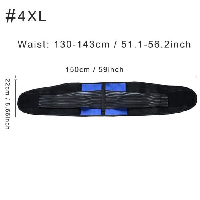 Ceinture Lombaire & Bandage De Mouvement LOREY En Néoprène - Support Dos, Unisexe, Taille XXL - Neuf