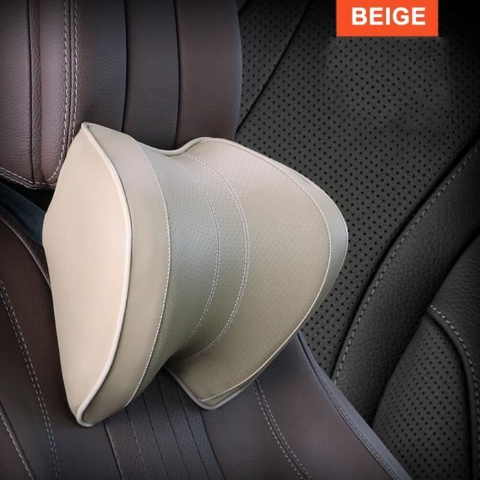 Appuie-Tête Coussin Orthopédique Ergocar Mousse Mémoire - Soulagement Dos Et Cou Voiture Bureau
