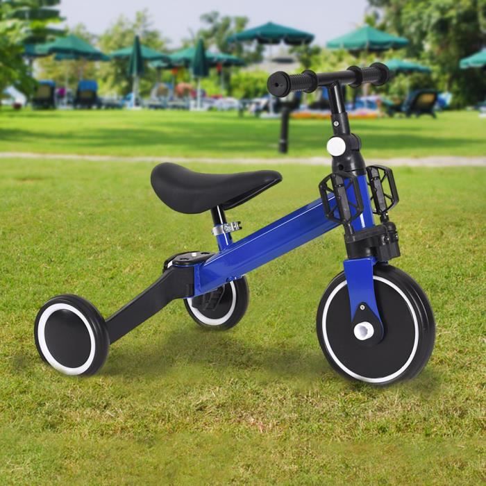Tricycle pour enfant Goldcmn - guidon réglable hauteur/angle - bleu