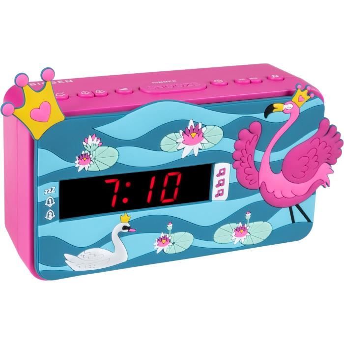 Réveil LED BIGBEN INTERACTIVE R15PRINCESS3D Effet 3D Décor princesse