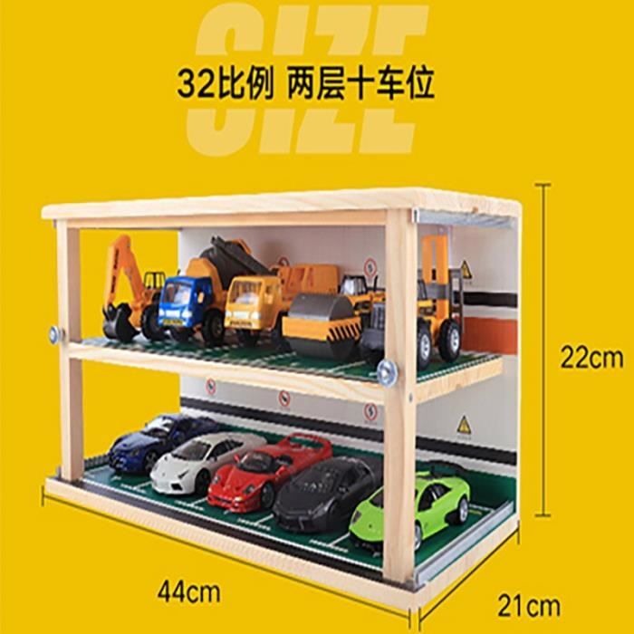 1:32 échelle voiture Parking modèle anti-poussière stockage vitrine 1:32 échelle voiture Parking modèle anti-poussière stockage vitrine