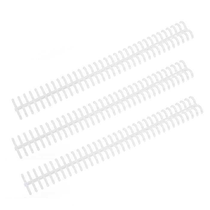 Reliure plastique - diamètre 20 mm - Boite de 100 reliures