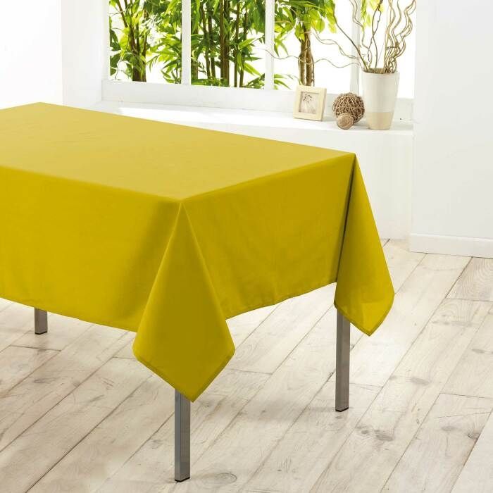 NAPPE RECTANGLE 140 x 250 CM POLYESTER UNI ESSENTIEL MIEL