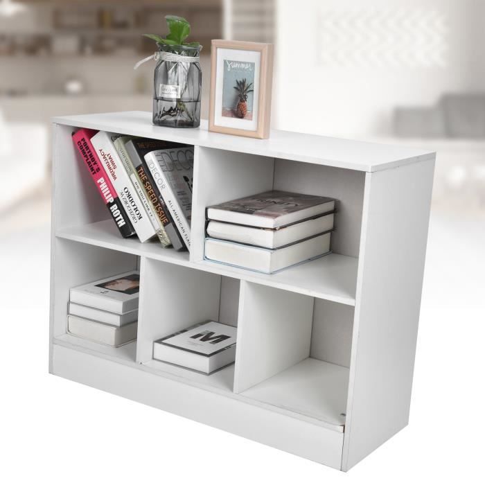 Buffet Meuble De Rangement 3 Portes Coloris Blanc/naturel - Longueur 81 X Hauteur 135 X Profondeur 43 Cm Buffet Meuble De Rangement 3 Portes Coloris Blanc/naturel - Longueur 81 X Hauteur 135 X Profondeur 43 Cm