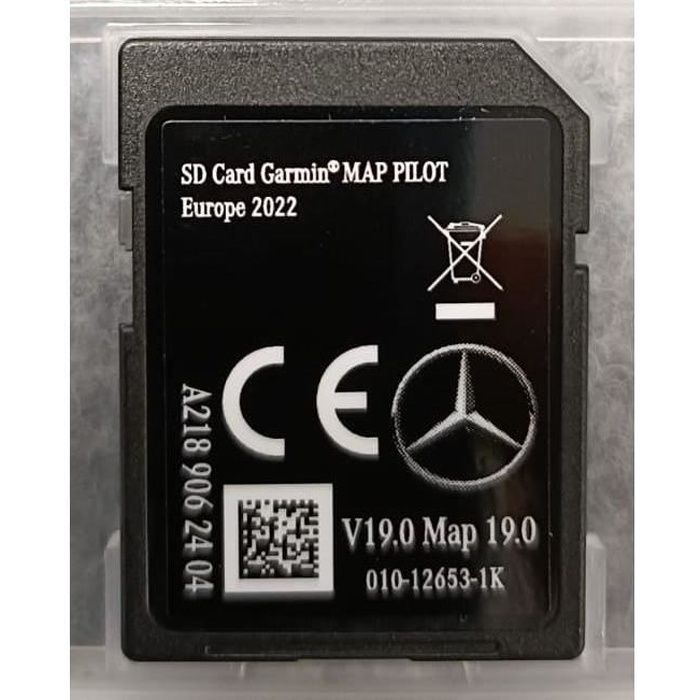 Carte SD GPS MERCEDES GARMIN MAP PILOT Europe 2022 STAR1 v19 A2189062404 - vue 2