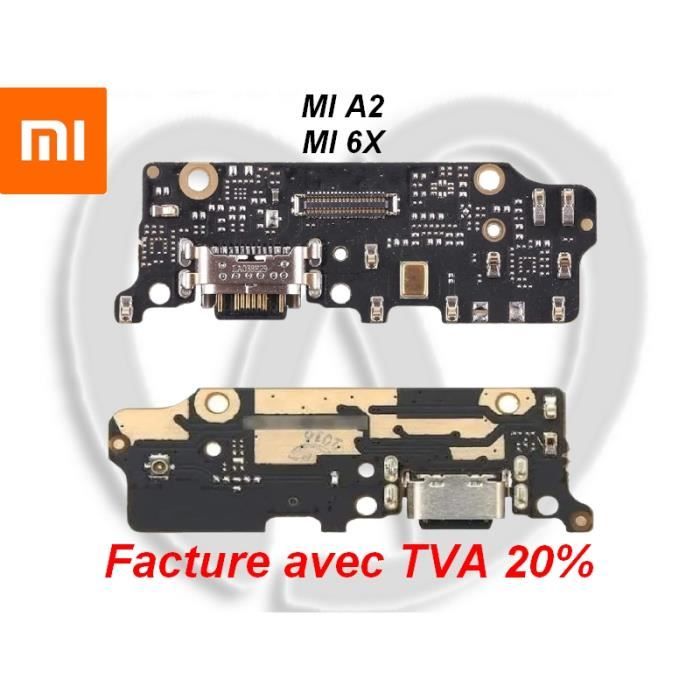 Connecteur De Charge (nappe) Pour Xiaomi Mi A2 Lite - Neuf, Noir, Origine Chine - Pièce De Rechange