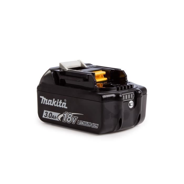Batterie Li-ion 18V 30 Ah MAKITA - Blocage automatique/Coulissante - Indicateur de charge