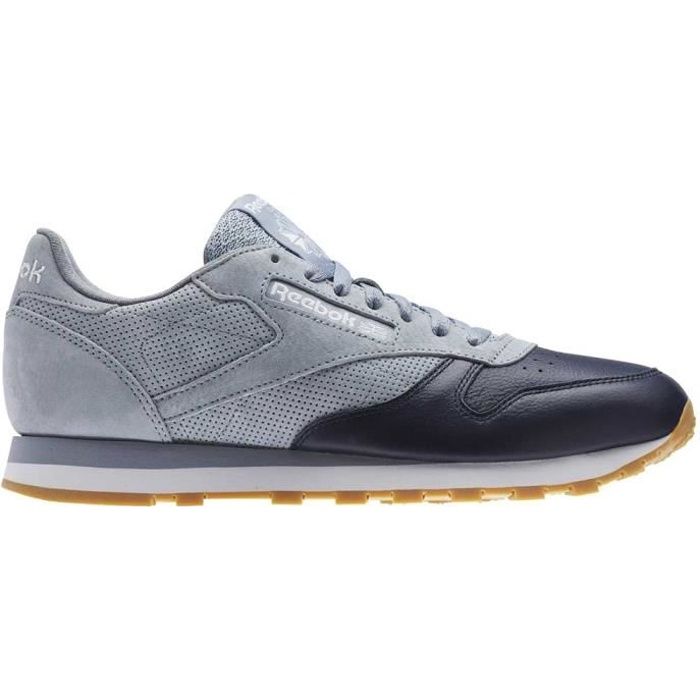 reebok classic leather homme gris