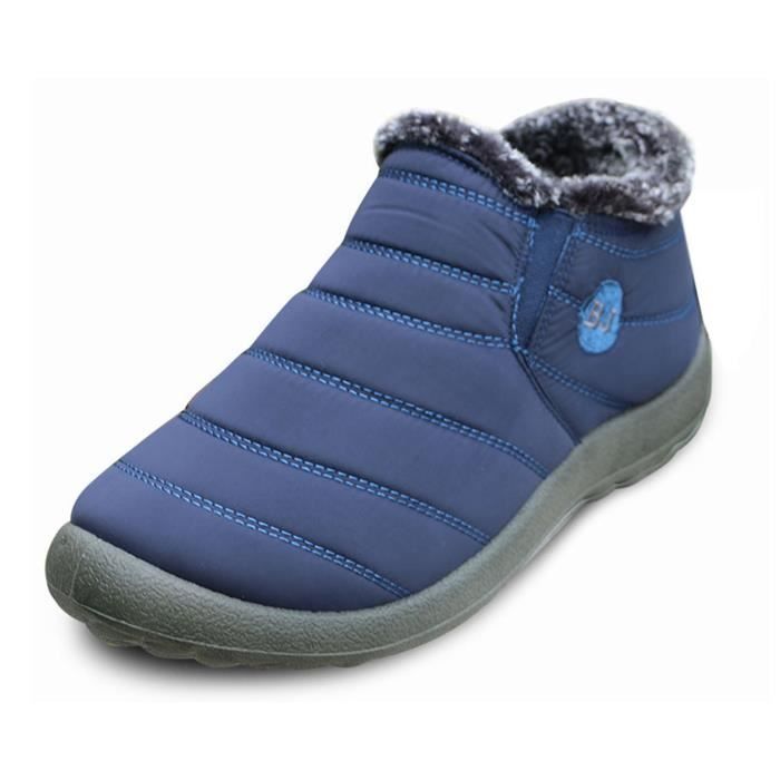 bottines doublure chaude homme