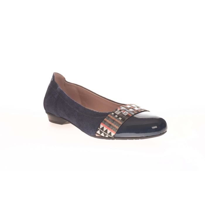 DORKING - 7084LU.KF - BALLERINES - CHAUSSURES - EMBOITANT - CUIR ET AUTRE  MATIÈRE - FEMME Bleu - Cdiscount
