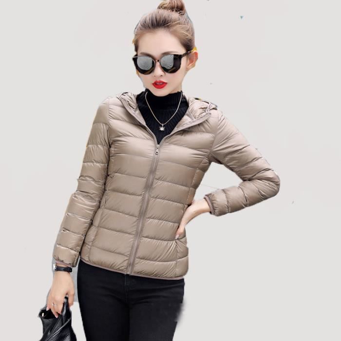 Doudoune en duvet sales de canard femme