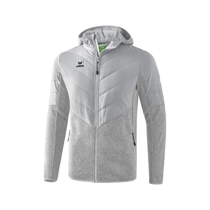 Erima Sweat À Capuche Hommes - Gris Melange