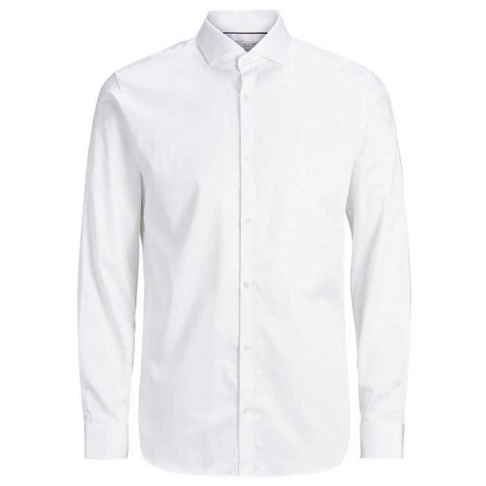 Jack & Jones Premium Imprimé à Manches Longues Homme Slim chemise en coton boutonnée 