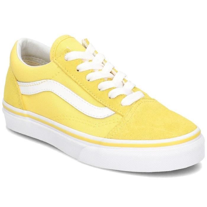 vans femme old skool jaune