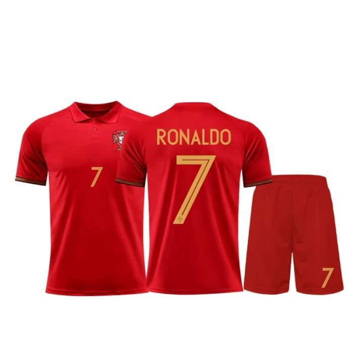 Cristiano Ronaldo NO.7 Maillot Portugal Euro 2020 2021 Jersey Maillot Foot et Short de football Homme Enfant Garçon Pas Cher - Cdiscount Sport