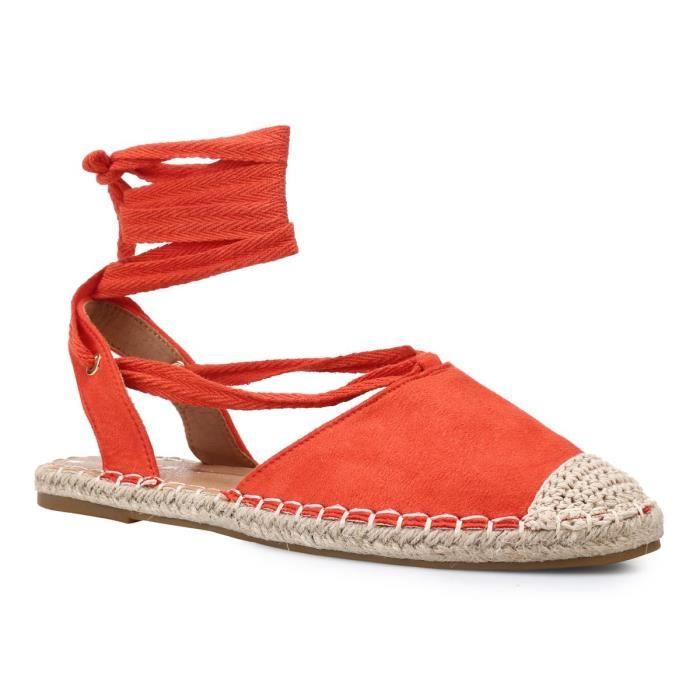 espadrille a lacet