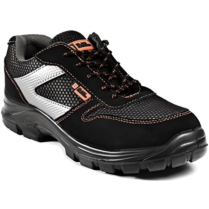 Anti-écrasement élevé YUANB Chaussures de sécurité Anti-Piercing Chaussures de Travail résistant à l'usure étanche Chaussures de Protection Chaussures de sécurité en black-38 