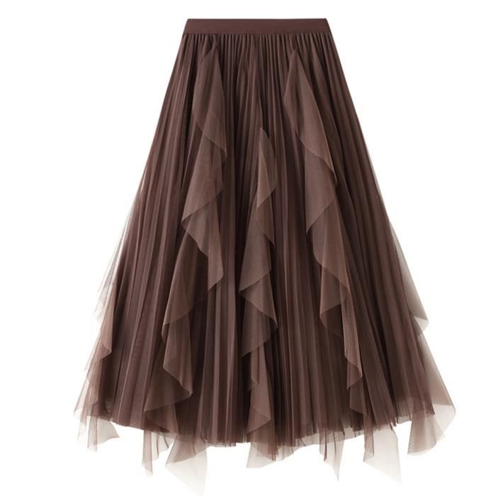 Jupe Plissée Verte Femme Taille 16 - Longueur Midi, Polyester, élastique Taille (31" De Tour), Occasion Très Bon état