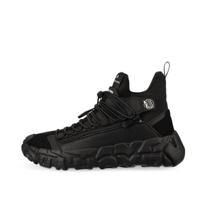 Basket armani homme noir discount