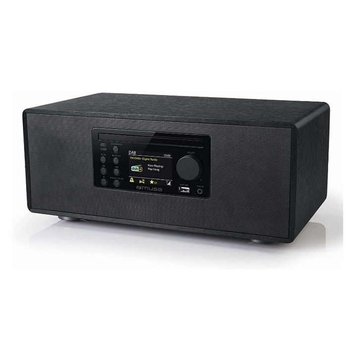 Mini-Chaîne Hi-Fi - Muse - M-695 - Noir - Bluetooth - Lecteur de CD - 3 Haut-parleurs