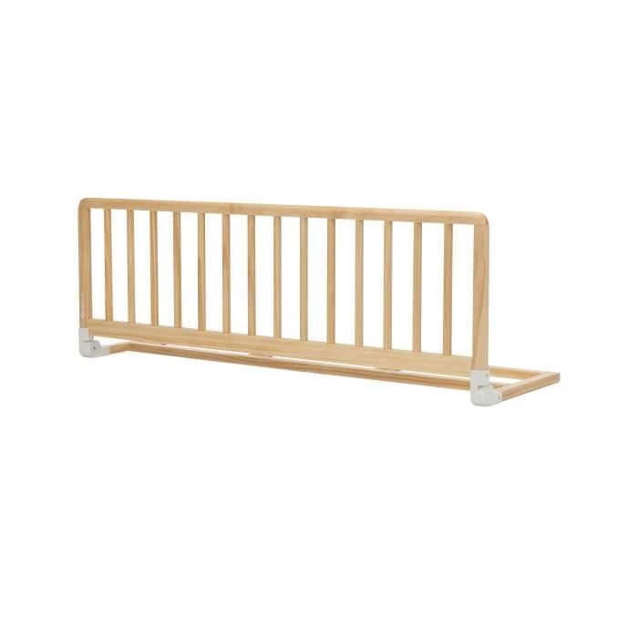 SAFETY 1ST Barrière de lit bois naturel 110 cm compatible lits supérieur à 160 cm éco responsable bois FSC 100%