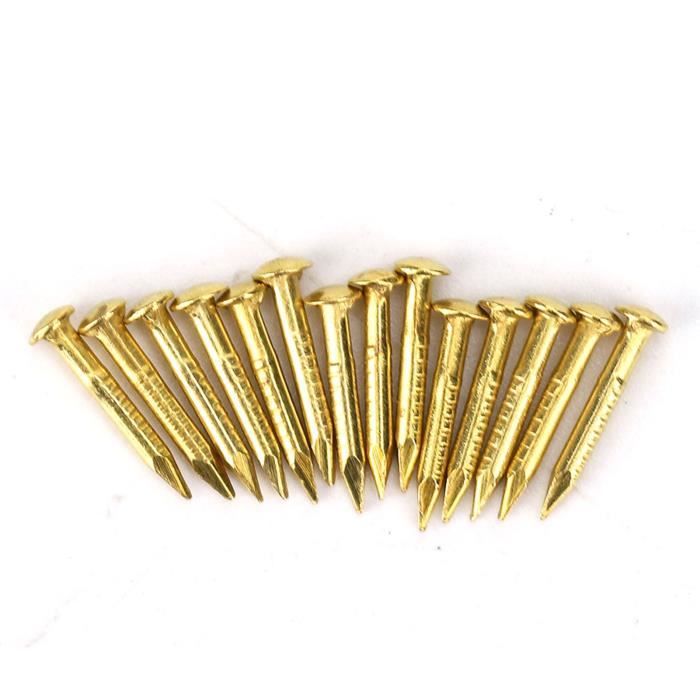 Épingles Laiton Massif Pour Panneaux - Clous Brads 20-25 Mm - Paquet 3 Oz