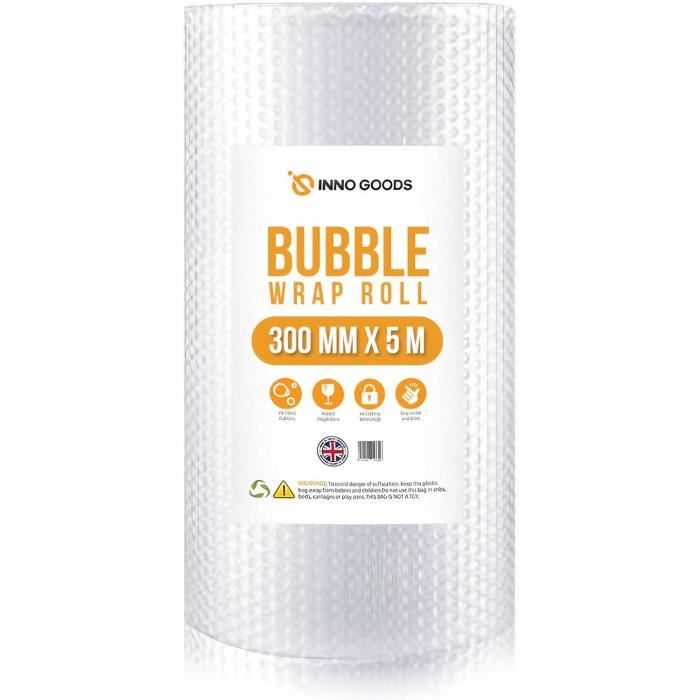 Rouleau De Papier Bulle Packer PRO - 50 Cm X 100 M - Parfait Pour Emballer Et Protéger Vos Objets Fragiles