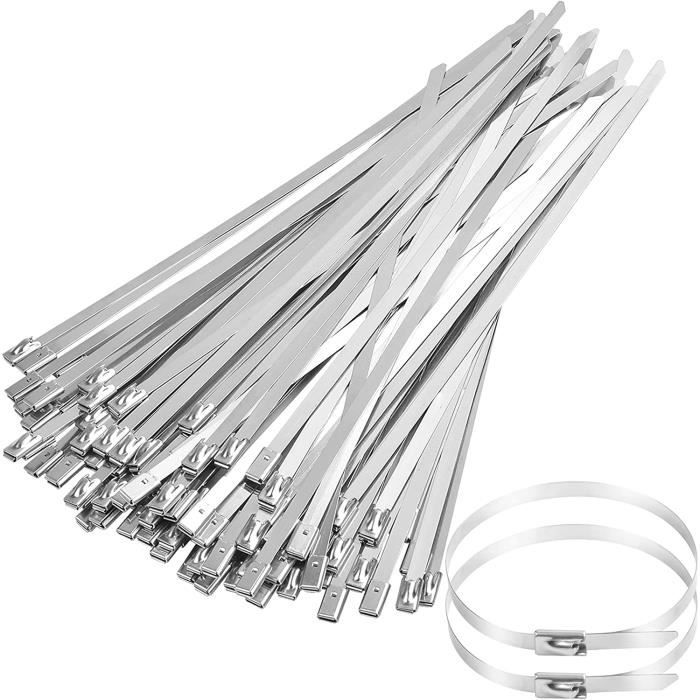 Lot D'attaches-câbles Professionnelles - 100 à 1000 Pièces, Tailles Variées, Pour Organisation